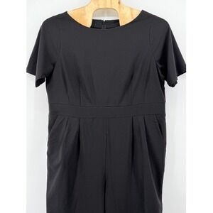 Torrid Women's Black Jumpsuit Plus Size‎ 24 Flutter Sleeve Pockets Career